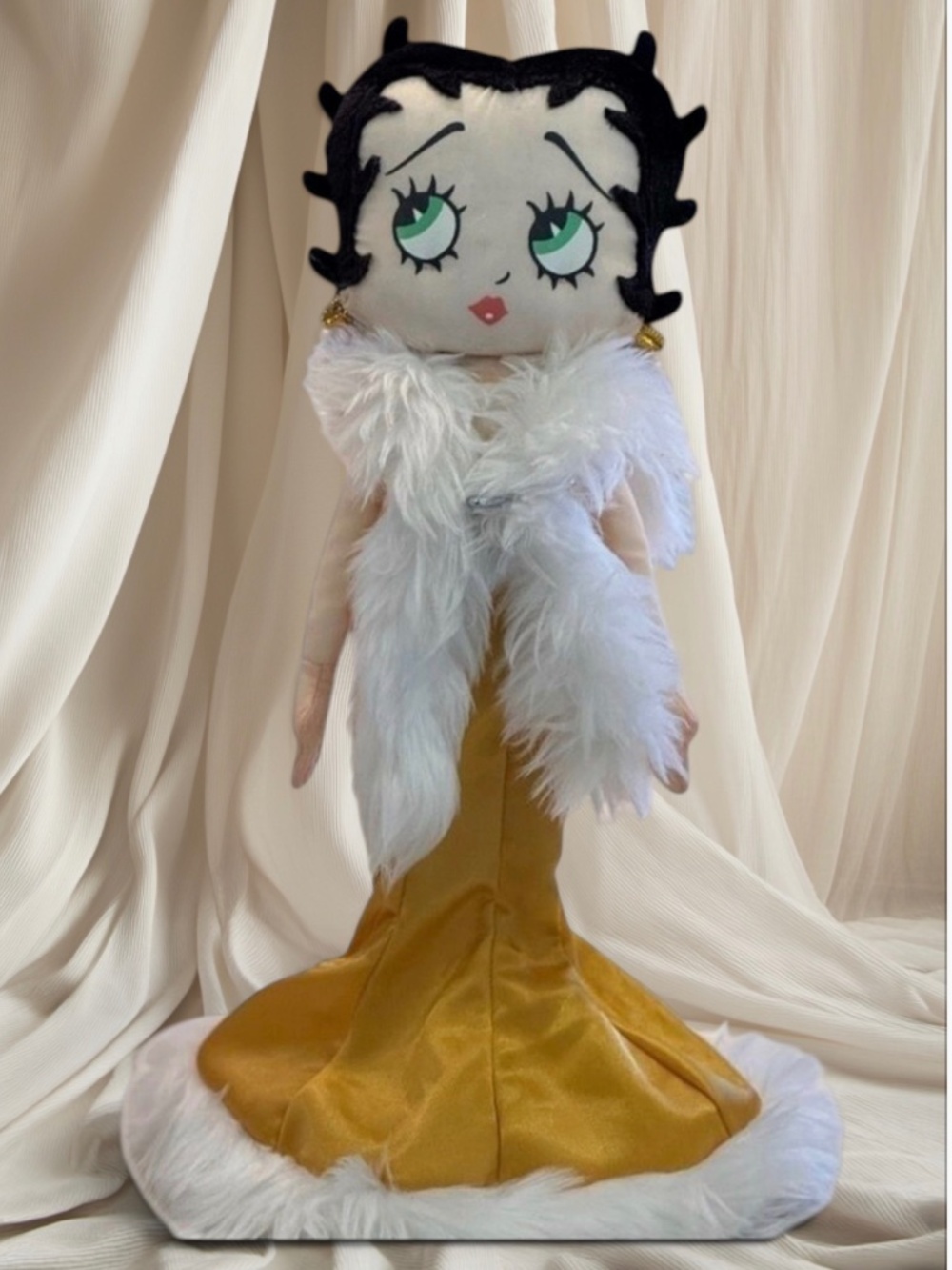 Betty Boop Cloth Rag Dressed Holiday Style Collection 12.5 Inch
